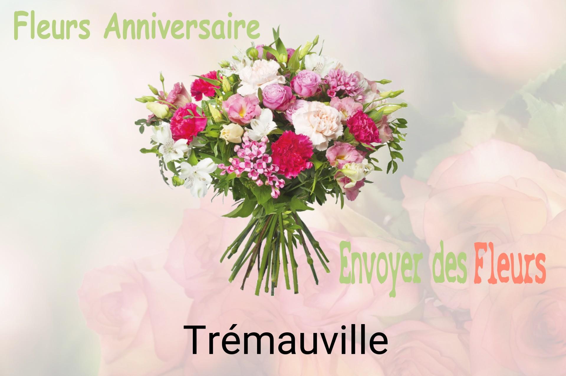 Bouquet de fleurs d’anniversaire livré à Trémauville